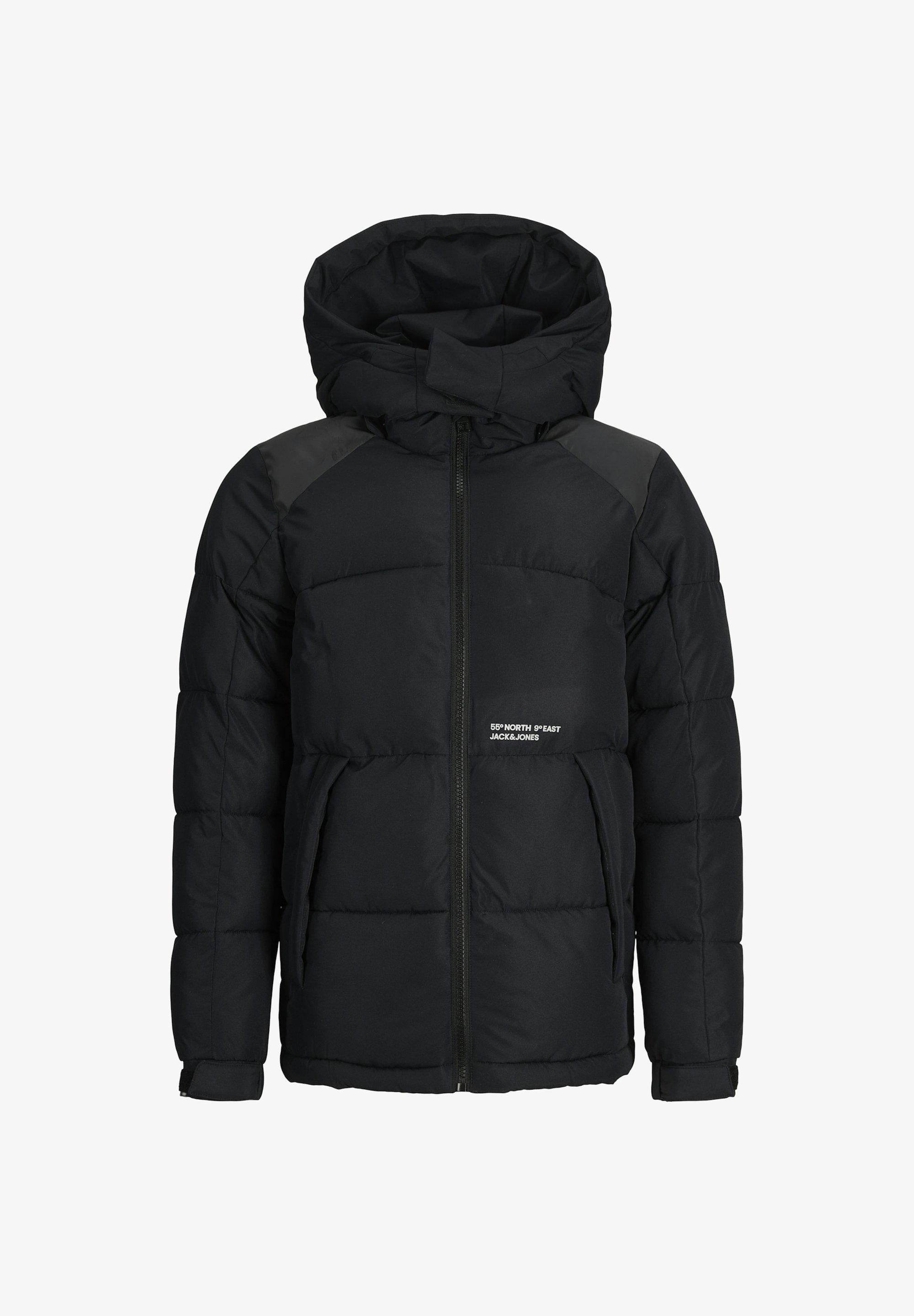 Jack Jones Junior REFLECTIVE PUFFER Winter jacket black