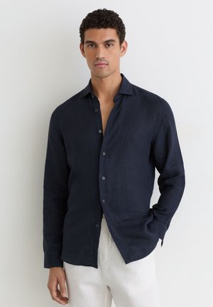 Reiss REGULAR FIT - RUBAN BUTTON-THROUGH  - Skjorter - navy