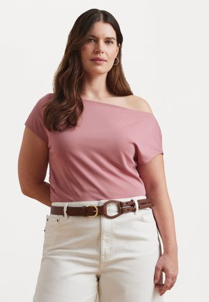 MATTE JERSEY SHORT SLEEVE PULLOVER - T-shirt basic - rose mauve