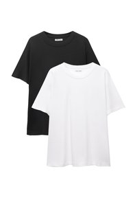 OVERSIZE 2 PACK - T-paita - white