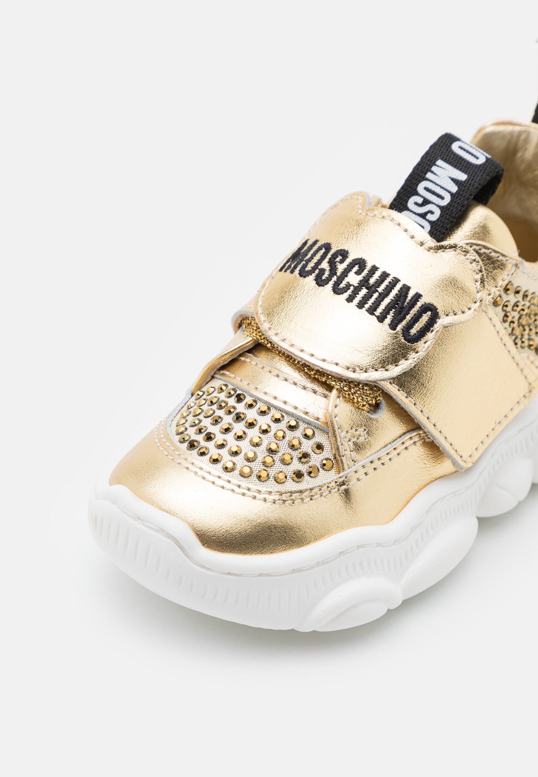 moschino trainers gold