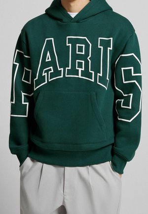 Felpa con cappuccio - dark green