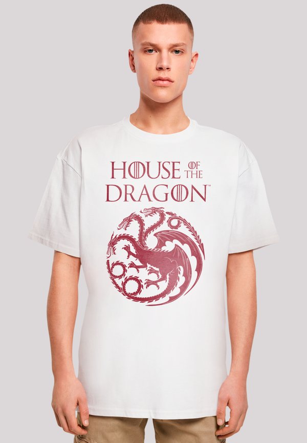 HOUSE OF THE DRAGON TARGARYEN CREST LOGO - T-Shirt print - weiß