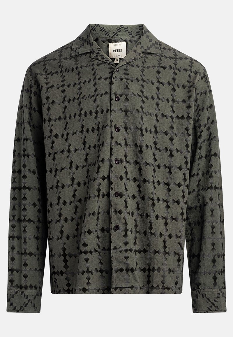 Redefined Rebel Overhemd groen Redefined Rebel Overhemd groen