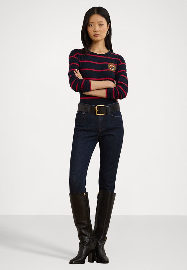 STRIPED JERSEY LONG SLEEVE TEE - Long sleeved top2