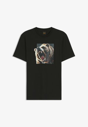 BOSS, TE_DOBERMANN - T-Shirt print - black two