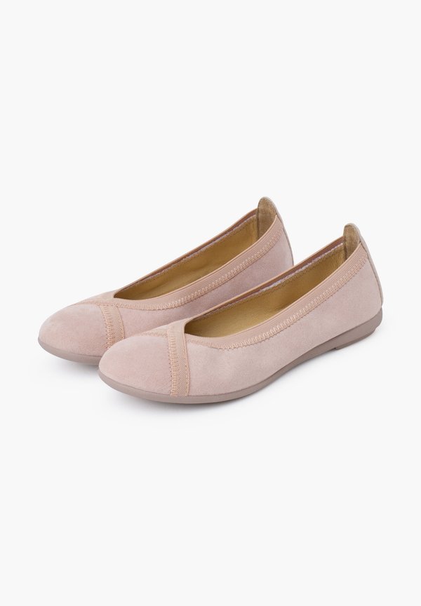 PESPUNTES ELÁSTICO CRUZADO – Klassischer Ballerina – nude