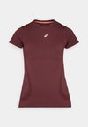 SEAMLESS TOP - Sports T-shirt - rubble red