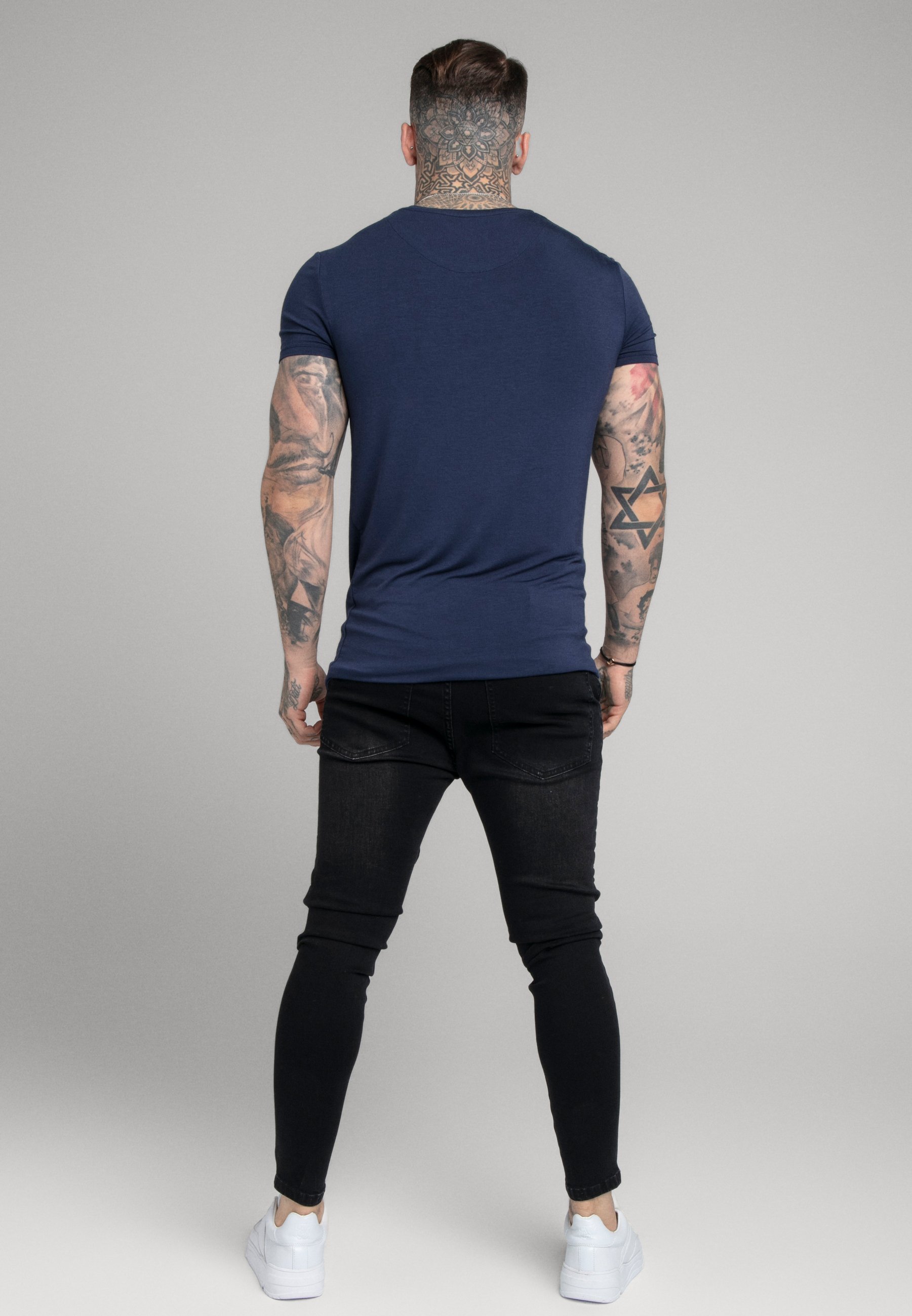 Men DISTRESSED BIKER - Jeans Skinny Fit Men DISTRESSED BIKER - Jeans Skinny Fit