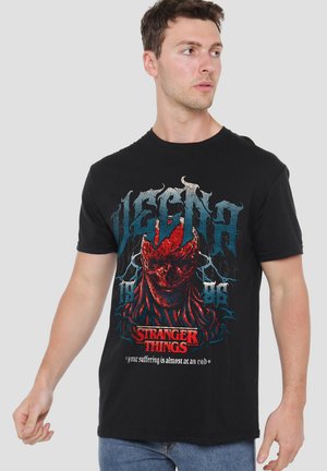 STRANGERS THINGS VECNA EVIL BAND - T-Shirt print - black
