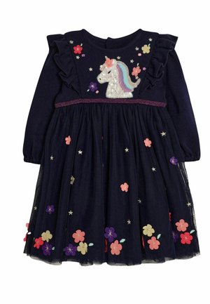 UNICORN APPLIQUÉ TULLE REGULAR FIT - Denné šaty - navy