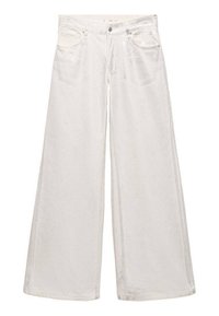 MED VIDE OG FINISH - Wide Leg - silver-coloured