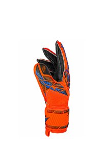Reusch ATTRAKT JUNIOR - Goalkeeping gloves - hyper orng/elec blue/blck