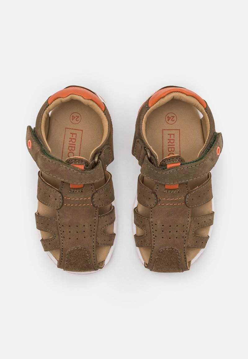 Kinder Riemchensandalen | Friboo LEATHER Riemensandalette khaki - DL86625 Kinder Riemchensandalen | Friboo LEATHER Riemensandalette khaki - DL86625