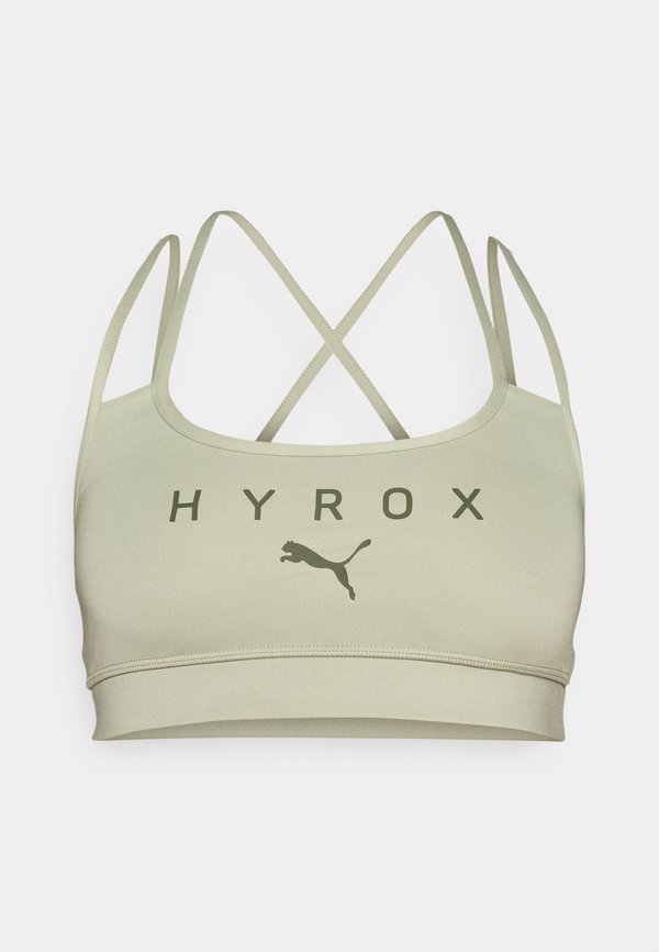 HYROX MOVE STRAPPY BRA - Medium support sports bra - lux army3