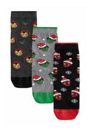 SUPERHERO LICENSE RICH  3 PACK - Chaussettes - christmas marvel avengers
