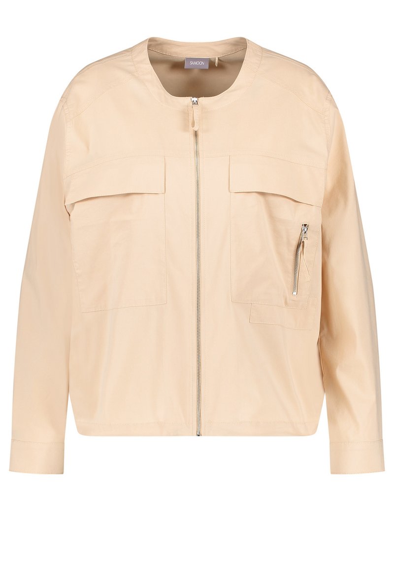 Damen Leichte Jacken | Samoon LÄSSIGE Blazer latte macchiato/sand - NH86317 Damen Leichte Jacken | Samoon LÄSSIGE Blazer latte macchiato/sand - NH86317