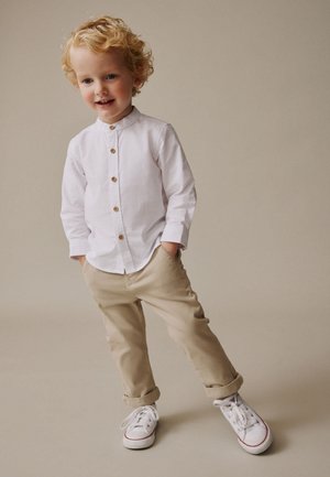 Next, REGULAR FIT - LONG SLEEVE GRANDAD COLLAR OXFORD - Skjorter - white
