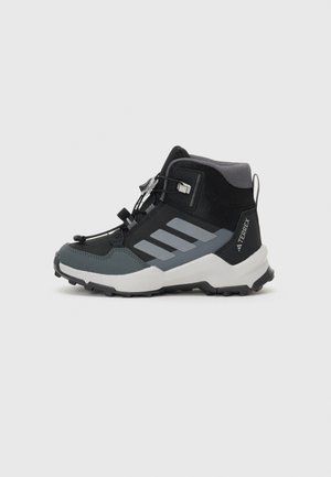 TERREX AX4R MID UNISEX - High-top trainers - black/grefou/grey six