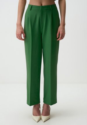 HIGH WAIST RELAXED FIT - Pantaloni - green