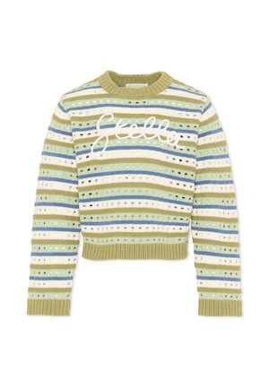 Maglione - green/beige