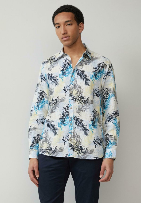 REGULAR FIT MIT ALL-OVER-PRINT - Hemd - himmelblau