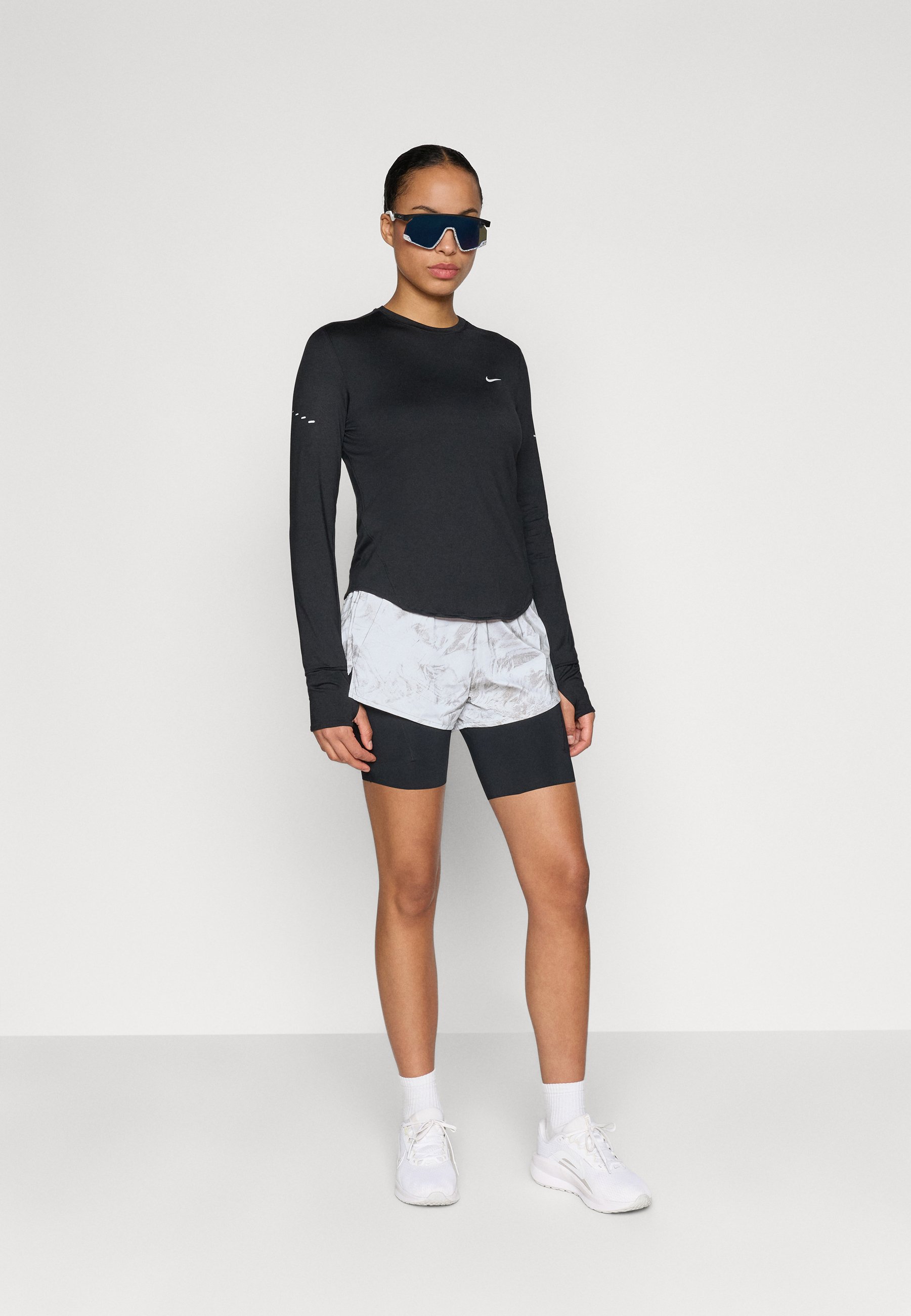 grey nike cycling shorts