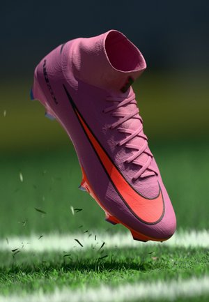 ZOOM 10 PRO FG - Fotballsko med faste knotter - magic flamingo/black/total crimson