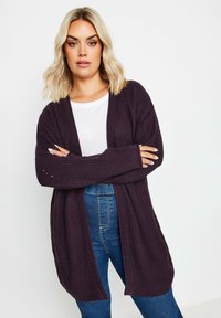 Yours Clothing OPEN FRONT - Kofta - purple