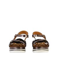 Divine Factory COMPENSEES A  THE  - Sandalias con plataforma - noir etain