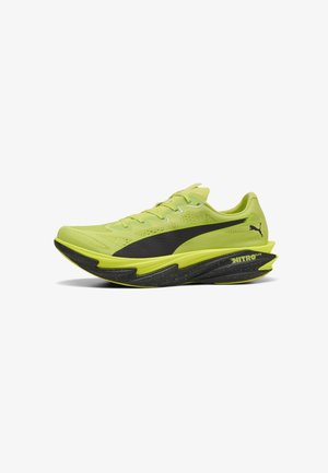 Puma, DEVIATE NITRO ELITE 4 - Обувки за бягане по асфалт - sunny lime- black