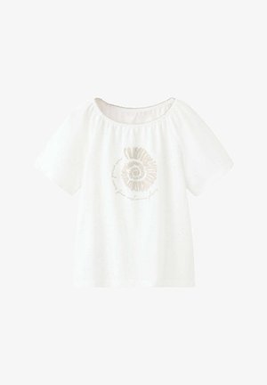 Mango Kids, KID - Print T-shirt - gebroken wit