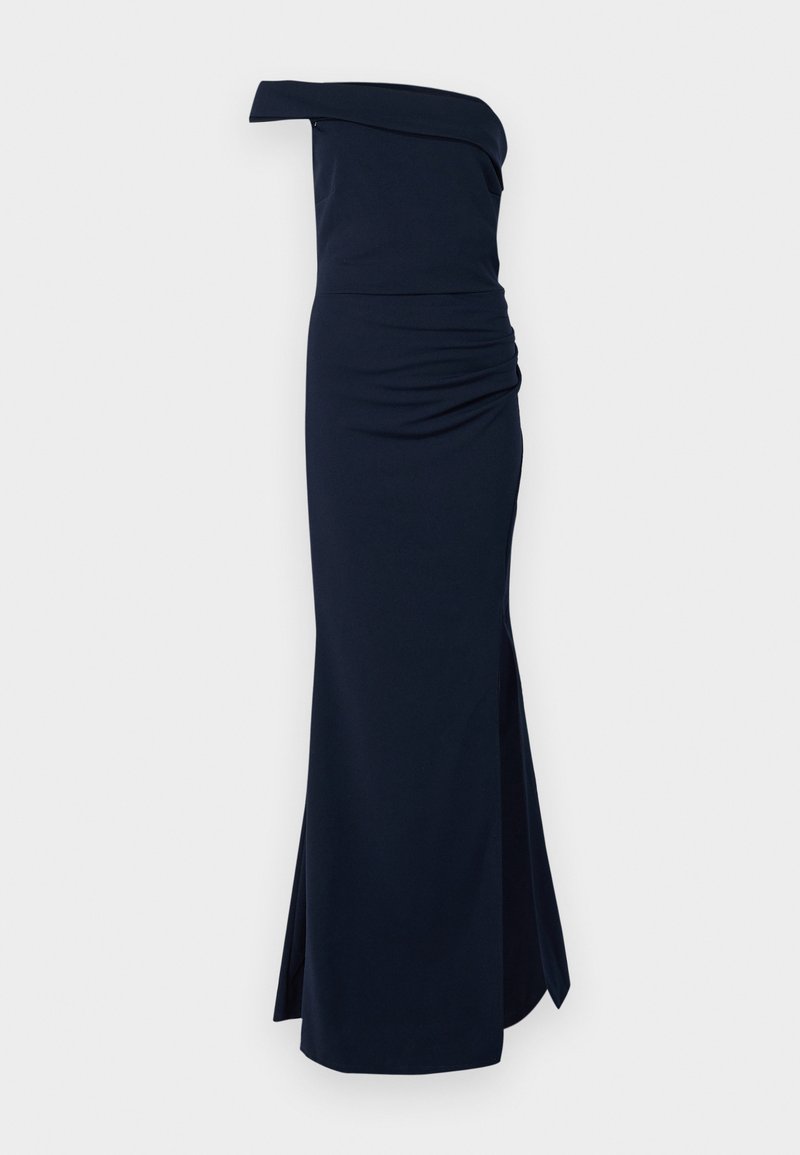 WAL G TALL INDIE OFF THE SHOULDER MAXI - Jersey dress - navy blue/dark blue  - Zalando.co.uk