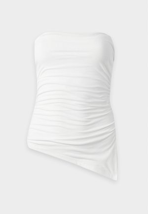 Topshop, SPILD SIDE BANDEAU - Débardeur - ivory cream