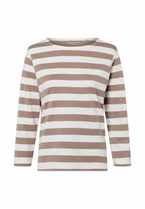 Langarmshirt - ecru/taupe