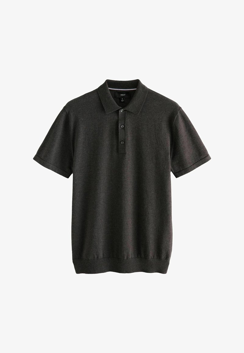Next SHORT SLEEVE REGULAR FIT - Pólóing - dark stone