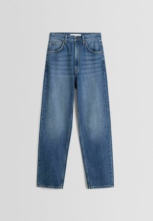 Jeans straight leg - dark-blue denim