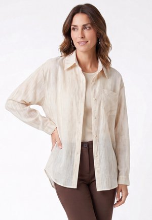 usha, SET - Overhemdblouse - beige