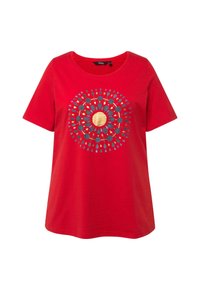 T-shirt Unisexe Coton Manches Courtes Tampa Printing - Motif Mandala Florida USA - Noir - Neuf Avec étiquettes