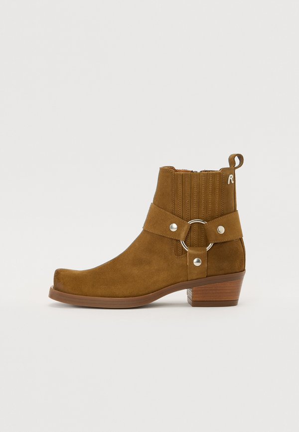 KORA CHELSEA ROCK - Cowboy/biker ankle boot - tan