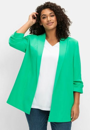 Sheego, Short coat - blattgrün