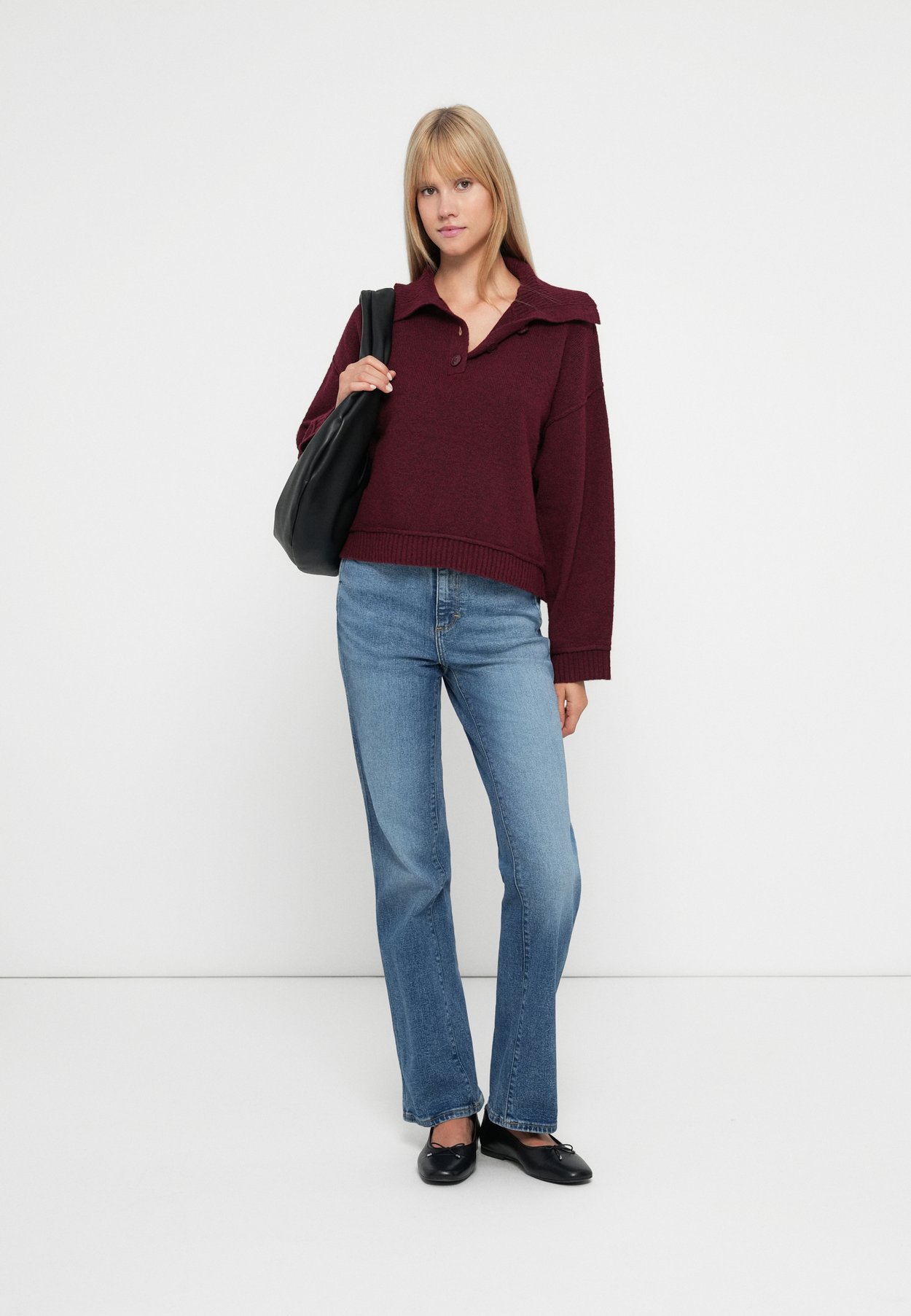 ONLHAZE LIFE BUTTON UP HIGHNECK
