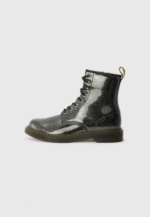Nauhalliset nilkkurit - black/silver-coloured/nebula glitter