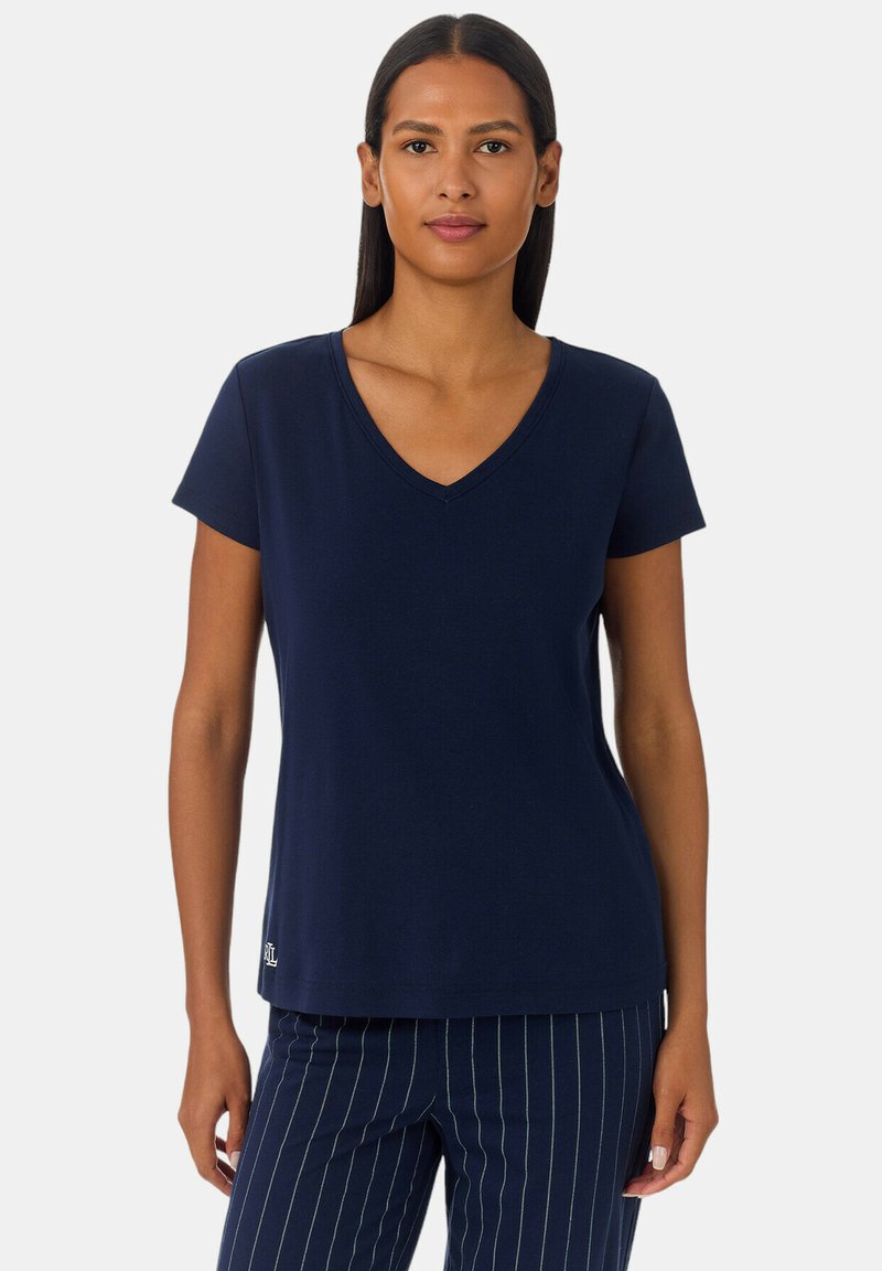 Lauren Ralph Lauren CORE SOFT - Camiseta básica - dunkelblau
