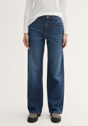 TTWIDELEG - Wide Leg - used dark stone blue denim