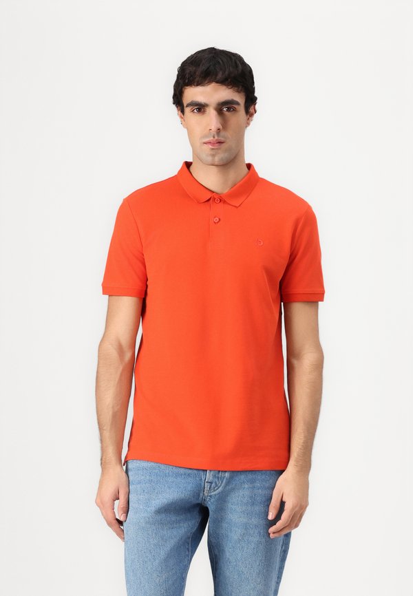 Polo shirt - deep fiery orange
