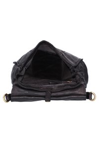 Sac à Dos CAMPOMAGGI En Cuir Noir - Pour Ordinateur - Unisexe - Neuf