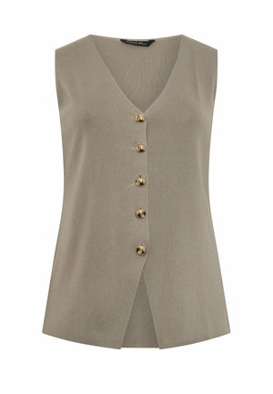 Evans, PLUS SIZE VESTS & CAMIS - Weste - taupe
