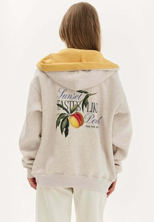 TASTE OF SUNSET - Mikina so zipsom - beige
