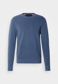 ESSENTIAL STRUCTURE CREW NECK - Strikkegenser - aegean sea heather